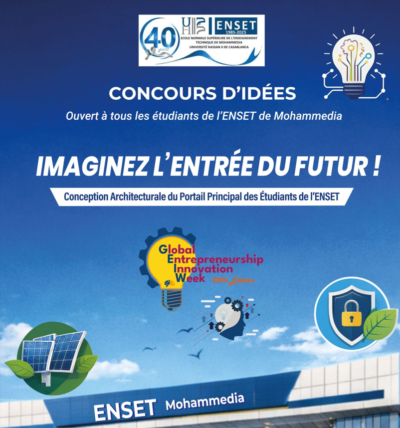 Concours d’idées ouvert à tous les étudiants de l’ENSET